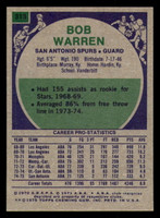 1975-76 Topps #313 Bob Warren Ex-Mint 