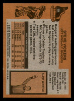 1975-76 Topps #19 Steve Vickers Ex-Mint  ID: 365372