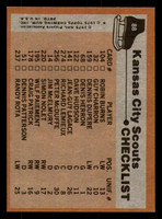1975-76 Topps #88 Kansas City Scouts UER CL Near Mint+  ID: 365546