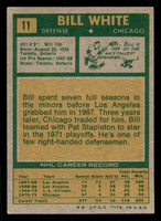 1971-72 Topps #11 Bill White Excellent+ 