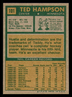 1971-72 Topps #101 Ted Hampson Ex-Mint  ID: 361741