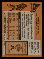 1975-76 Topps #159 Denis Dupere Near Mint+  ID: 365716