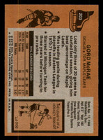 1975-76 Topps #203 Gord McRae Near Mint+ RC Rookie  ID: 365820