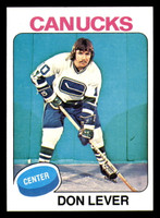 1975-76 Topps #206 Don Lever Near Mint+ 