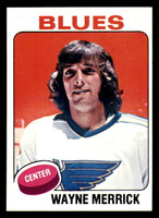 1975-76 Topps #228 Wayne Merrick Near Mint+  ID: 365869