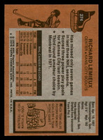 1975-76 Topps #274 Richard Lemieux Near Mint  ID: 366049