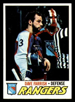1977-78 Topps #179 Dave Farrish Near Mint RC Rookie 