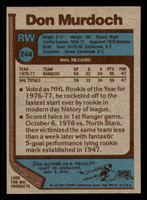 1977-78 Topps #244 Don Murdoch Ex-Mint RC Rookie 