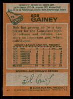 1978-79 Topps #76 Bob Gainey Near Mint  ID: 366425