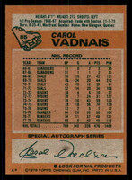 1978-79 Topps #85 Carol Vadnais Near Mint 