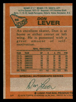1978-79 Topps #86 Don Lever Near Mint 