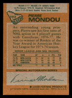 1978-79 Topps #102 Pierre Mondou Ex-Mint RC Rookie 