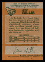 1978-79 Topps #109 Jere Gillis Near Mint RC Rookie 