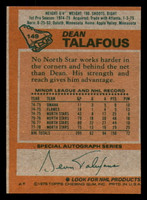 1978-79 Topps #149 Dean Talafous Near Mint  ID: 366575