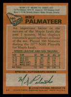 1978-79 Topps #160 Mike Palmateer Near Mint 