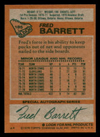 1978-79 Topps #185 Fred Barrett Near Mint 