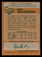 1978-79 Topps #187 Mike McEwen Near Mint+ 