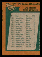 1978-79 Topps #197 Red Wings Team Near Mint  ID: 366702