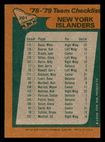 1978-79 Topps #201 Islanders Team Ex-Mint 