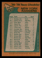 1978-79 Topps #202 Rangers Team Ex-Mint 