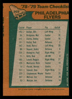 1978-79 Topps #203 Flyers Team Near Mint 