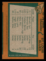 1978-79 Topps #205 Blues Team Miscut Blues  ID:366720
