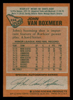 1978-79 Topps #224 John Van Boxmeer Near Mint+ 