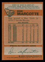 1978-79 Topps #236 Don Marcotte Near Mint  ID: 366792