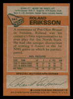 1978-79 Topps #241 Roland Eriksson Near Mint+ 