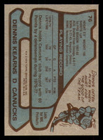 1979-80 Topps #76 Dennis Kearns Near Mint 