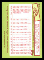 1985 Topps Tiffany #117 Greg Gross NM-Mint 