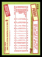 1985 Topps Tiffany #219 Gerald Perry NM-Mint 