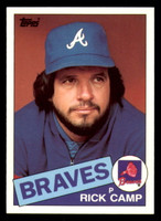 1985 Topps Tiffany #491 Rick Camp NM-Mint 