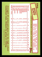 1985 Topps Tiffany #546 Brent Gaff NM-Mint 