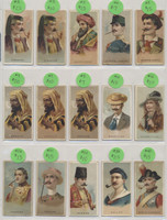 1888 Allen & Ginter N33   World's Smokers  Lot of 36  #*sku35118