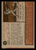 1962 Topps #25 Ernie Banks Miscut Cubs  
