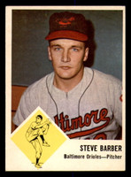 1963 Fleer #1 Steve Barber Excellent+  ID: 368314