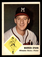 1963 Fleer #45 Warren Spahn Excellent+  ID: 368317