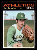 1971 Topps #45 Jim Hunter Excellent+  ID: 368540