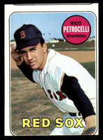 1969 Topps #215 Rico Petrocelli Miscut Red Sox  ID:368896