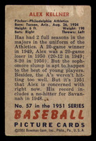 1951 Bowman #57 Alex Kellner G-VG  ID: 369055