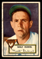 1952 Topps #164 Walt Dubiel Good 