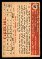 1952 Topps #164 Walt Dubiel Good 