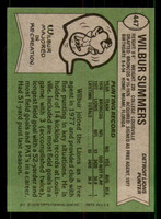 1978 Topps #447 Wilbur Summers Near Mint 