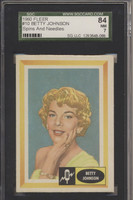 1960 Fleer Spins & Needles  #10  Betty Johnson  SGC 84 NM 7  #*