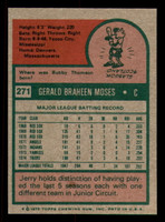 1975 Topps Mini #271 Jerry Moses Near Mint  ID: 370965