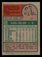 1975 Topps Mini #299 Bucky Dent Near Mint  ID: 370993