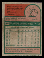 1975 Topps Mini #380 Sal Bando Miscut Athletics