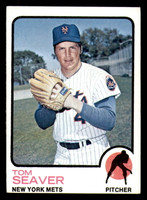 1973 Topps #350 Tom Seaver Writing on Back Mets   ID:371392