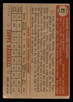 1952 Topps #82 Duane Pillette Good 